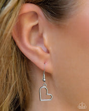 Load image into Gallery viewer, “Dreamy Direction” Silver Lanyard Earring Set - Paparazzi Accessories