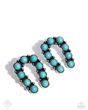 Load image into Gallery viewer, Paparazzi “Wild West Wonder” Blue Post Earrings - Paparazzi Accessories