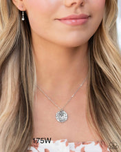 Load image into Gallery viewer, Paparazzi “Flourishing Faith” White Necklace Earring Set - Paparazzi Accessories