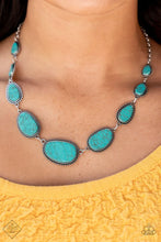 Load image into Gallery viewer, Paparazzi “Elemental Eden” Blue Necklace Earring Set - Paparazzi Accessories