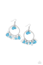 Load image into Gallery viewer, Paparazzi “Elite Expression” Blue Dangle Earrings - Paparazzi Accessories