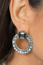 Load image into Gallery viewer, Paparazzi “Smoldering Scintillation” Silver Post Earrings - Paparazzi Accessories