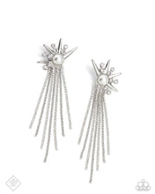 Load image into Gallery viewer, “Punk Rock” White Post Earrings - Paparazzi