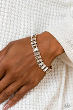 Load image into Gallery viewer, Paparazzi “Darling Debutante” Gold Adjustable Clasp Bracelet - Paparazzi Accessories