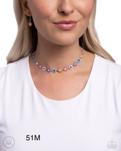 Load image into Gallery viewer, Paparazzi “Floral Falsetto” Multi Choker Necklace Earring Set - Paparazzi Accessories