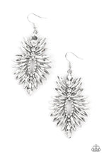 Load image into Gallery viewer, Paparazzi Vintage “Turn up the Luxe” White Dangle Earrings - Paparazzi Accessories