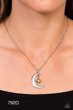 Load image into Gallery viewer, Paparazzi “Stellar Sway” Orange Necklace Earring Set - Paparazzi Accessories