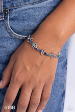 Load image into Gallery viewer, “I Will Trust In You” Blue Adjustable Bracelet - Paparazzi Accessories
