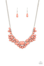 Load image into Gallery viewer, Vintage Vault "Secret Gardenista" Pink Necklace Earring Set - Paparazzi Accessories