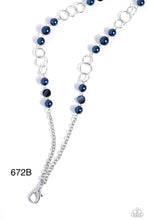 Load image into Gallery viewer, Paparazzi “Modest Makeover” Blue Necklace Lanyard Earring Set