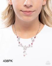 Load image into Gallery viewer, Paparazzi “Blossom Queen” Pink Necklace Earring Set - Paparazzi Accessories