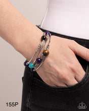 Load image into Gallery viewer, Paparazzi “From Start to Finish” Purple Coil Wrap Bracelet - Paparazzi Accessories