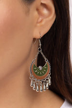 Load image into Gallery viewer, Paparazzi “I Just Need CHIME” Green Dangle Earrings - Paparazzi Accessories