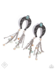 Load image into Gallery viewer, Paparazzi “Sahara Sway” Blue Post Earrings