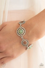 Load image into Gallery viewer, Paparazzi “Coastal Charmer” Green Adjustable Clasp Bracelet - Paparazzi Accessories