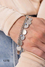 Load image into Gallery viewer, Paparazzi “Dreamy Discs” Blue Bracelet Adjustable Clasp
