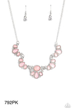 Load image into Gallery viewer, Paparazzi “Dancing Dimension” Pink Necklace Earring Set - Paparazzi Accessories