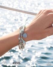 Load image into Gallery viewer, Paparazzi “Refreshing Revel” Blue Coil Wrap Bracelet - Paparazzi Accessories