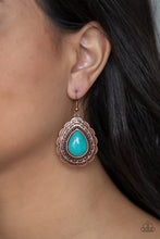 Load image into Gallery viewer, Paparazzi “Mountain Mover” Copper Dangle Earrings - Paparazzi Accessories