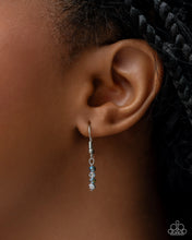 Load image into Gallery viewer, Paparazzi “Mismatched Mirage” Silver Necklace Earring Set - Paparazzi Accessories