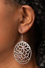Load image into Gallery viewer, Paparazzi “Meadow Maiden” Pink Dangle Earrings - Paparazzi Accessories