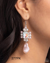 Load image into Gallery viewer, Paparazzi “Raving Review” Pink Dangle Earrings - Paparazzi Accessories