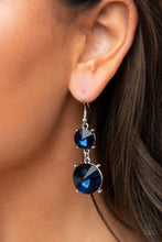 Load image into Gallery viewer, Paparazzi “Sizzling Showcase” Blue Dangle Earrings - Paparazzi Accessories