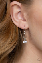 Load image into Gallery viewer, Paparazzi - “Boho Baby” White Necklace Earring Set - Cindysblingboutique