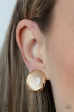 Load image into Gallery viewer, Paparazzi “Luminescent Lighthouse” Gold Hoops - Paparazzi Accessories