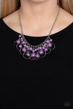 Load image into Gallery viewer, Paparazzi “Ballroom Bliss” Purple Necklace Earring Set