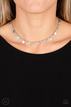 Load image into Gallery viewer, Paparazzi “Champagne Catwalk” Silver Choker Earring Set - Paparazzi Accessories