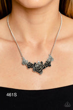 Load image into Gallery viewer, Paparazzi “Botanical Breeze” Silver Necklace Earring Set