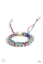 Load image into Gallery viewer, Paparazzi “The Next Big STRING” Blue Adjustable Bracelet - Paparazzi Accessories