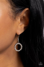 Load image into Gallery viewer, Paparazzi “Dramatic Darling” White Necklace Earring Set - Paparazzi Accessories