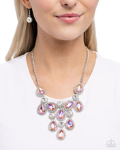 Load image into Gallery viewer, Paparazzi “Dripping in Dazzle” Orange Necklace Earring Set - Paparazzi Accessories