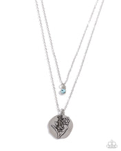 Load image into Gallery viewer, Paparazzi “Birthstone Beauty” Blue Necklace Earring Set