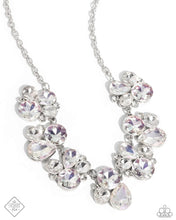 Load image into Gallery viewer, Paparazzi “Fairytale Frost” White Necklace Earring Set - Paparazzi Accessories