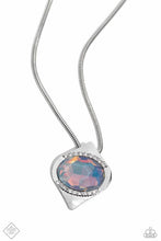 Load image into Gallery viewer, Paparazzi “Motivated Maverick” Silver Necklace Earring Set - Paparazzi Accessories