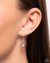 Load image into Gallery viewer, Paparazzi “Soft-Hearted Style” White Necklace Earring Set -Paparazzi Accessories