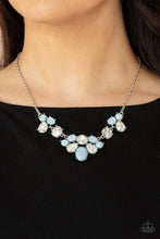 Load image into Gallery viewer, Paparazzi "Ethereal Romance" Blue Necklace Earring Set - Paparazzi Accessories