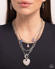 Load image into Gallery viewer, Paparazzi “HEART History” Multi Necklace Earring Set - Paparazzi Accessories