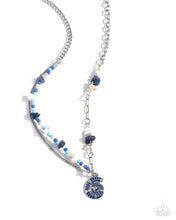 Load image into Gallery viewer, Paparazzi “Spiraling Seafloor” Blue Necklace Earring Set - Paparazzi