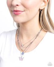 Load image into Gallery viewer, “Whimsical Wardrobe” Pink Necklace Earring Set - Paparazzi Accessories