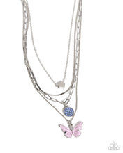 Load image into Gallery viewer, Paparazzi “Whimsical Wardrobe” Pink Necklace Earring Set
