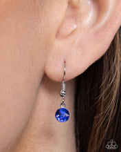 Load image into Gallery viewer, Paparazzi “Serrated Sensation” Blue Necklace Earring Set - Paparazzi Accessories