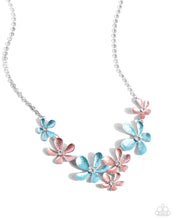 Load image into Gallery viewer, Paparazzi “Reflective Rundown” Blue Necklace Earring Set - Paparazzi Accessories