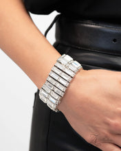 Load image into Gallery viewer, Paparazzi “Ambitious Arrangement” Zi Collection White Bracelet - Paparazzi Accessories