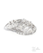 Load image into Gallery viewer, “Sentimental Value” White Coil 2024 Zi Collection Bracelet - Paparazzi
