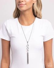 Load image into Gallery viewer, “Stacked Standpoint” Blue Necklace Earring Set - Paparazzi