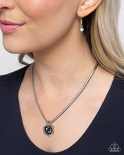 Load image into Gallery viewer, Paparazzi “Celestial Catwalk” Black Necklace Earring Set - Paparazzi Accessories